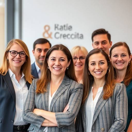 Foto di gruppo del team di Innovazione & Crescita, sorridenti e professionali