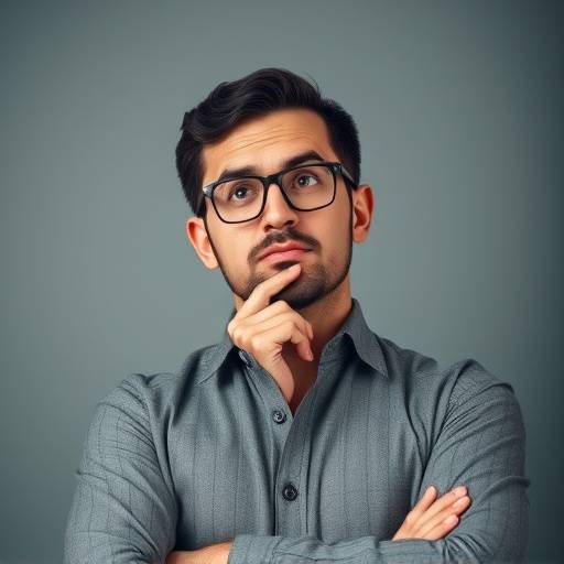 Una persona che pensa a come migliorare la propria leadership